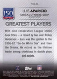 2019 Topps Update #150-46 Luis Aparicio 150 Years of Professional Baseball