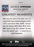 2019 Topps Update #150-70 George Springer 150 Years of Professional Baseball