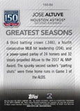 2019 Topps Update #150-86 Jose Altuve 150 Years of Professional Baseball