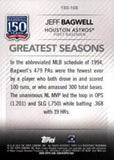 2019 Topps #150-108 Jeff Bagwell 150 Years of Professional Baseball