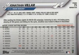 2020 Topps Chrome #75 Jonathan Villar Sepia Refractor
