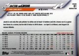 2020 Topps Chrome #81 Jacob deGrom Sepia Refractor