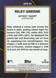 2025 Topps #OPS-24 Riley Greene OPS Leaders