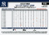 2025 Topps Chrome #110 Gerrit Cole Raywave Refractors