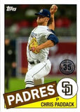 2020 Topps #85-83 Chris Paddack 1985 Topps Baseball 35th Anniversary