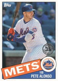 2020 Topps #85-68 Pete Alonso 1985 Topps Baseball 35th Anniversary