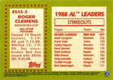 2020 Topps #85AS-3 Roger Clemens 1985 Topps Baseball 35th Anniversary All-Stars