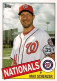 2020 Topps #85-100 Max Scherzer 1985 Topps Baseball 35th Anniversary