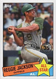 2020 Topps #85AS-5 Reggie Jackson 1985 Topps Baseball 35th Anniversary All-Stars