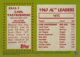 2020 Topps #85AS-7 Carl Yastrzemski 1985 Topps Baseball  All-Stars