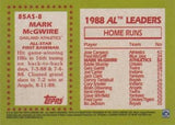 2020 Topps #85AS-8 Mark McGwire 1985 Topps Baseball 35th Anniversary All-Stars