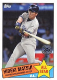 2020 Topps #85AS-10 Hideki Matsui 1985 Topps Baseball 35th Anniversary All-Stars