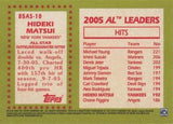 2020 Topps #85AS-10 Hideki Matsui 1985 Topps Baseball 35th Anniversary All-Stars