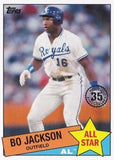 2020 Topps #85AS-11 Bo Jackson 1985 Topps Baseball 35th Anniversary All-Stars