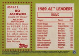 2020 Topps #85AS-11 Bo Jackson 1985 Topps Baseball 35th Anniversary All-Stars