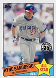 2020 Topps #85AS-12 Ryne Sandberg 1985 Topps Baseball 35th Anniversary All-Stars