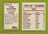 2020 Topps #85AS-15 Tom Glavine 1985 Topps Baseball 35th Anniversary All-Stars
