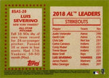 2020 Topps #85AS-20 Luis Severino 1985 Topps Baseball 35th Anniversary All-Stars
