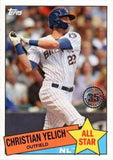 2020 Topps #85AS-19 Christian Yelich 1985 Topps Baseball All-Stars