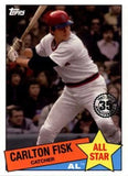 2020 Topps #85AS-27 Carlton Fisk 1985 Topps Baseball 35th Anniversary All-Stars