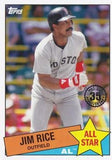 2020 Topps #85AS-34 Jim Rice 1985 Topps Baseball 35th Anniversary All-Stars