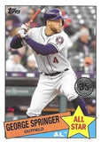 2020 Topps #85AS-37 George Springer 1985 Topps Baseball All-Stars