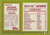 2020 Topps #85AS-37 George Springer 1985 Topps Baseball All-Stars