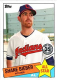 2020 Topps #85AS-47 Shane Bieber 1985 Topps Baseball 35th Anniversary All-Stars