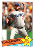 2020 Topps #85AS-49 Clayton Kershaw 1985 Topps Baseball All-Stars