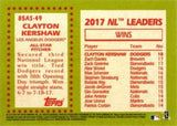 2020 Topps #85AS-49 Clayton Kershaw 1985 Topps Baseball All-Stars