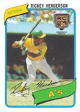 2020 Topps #RCR-RH Rickey Henderson Rookie Card Retrospective RC Logo Medallion