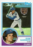2020 Topps #RCR-RS Ryne Sandberg Rookie Card Retrospective RC Logo Medallion