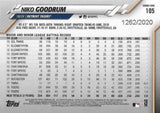2020 Topps #105 Niko Goodrum Gold #/2020