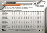 2020 Topps #67 Tyler Beede Gold #/2020
