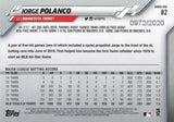 2020 Topps #82 Jorge Polanco Gold #/2020