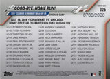 2020 Topps #325 Good-Bye, Home Run! Gold #/2020