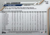 2020 Topps #105 Niko Goodrum Rainbow Foil