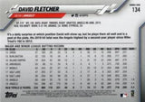2020 Topps #134 David Fletcher Rainbow Foil