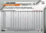 2020 Topps #328 Chris Davis Rainbow Foil