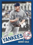2020 Topps #85TB-18 Gerrit Cole 1985 Topps Baseball 35th Anniversary Blue