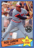 2020 Topps #85AS-35 Rod Carew 1985 Topps Baseball  All-Stars Blue