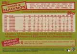 2020 Topps #85TB-17 Charlie Blackmon 1985 Topps Baseball 35th Anniversary