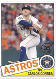 2020 Topps #85TB-19 Carlos Correa 1985 Topps Baseball 35th Anniversary