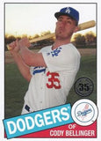 2020 Topps #85TB-21 Cody Bellinger 1985 Topps Baseball 35th Anniversary