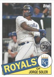 2020 Topps #85TB-20 Jorge Soler 1985 Topps Baseball 35th Anniversary