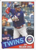 2020 Topps #85TB-24 Nelson Cruz 1985 Topps Baseball 35th Anniversary