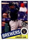 2020 Topps #85TB-23 Lorenzo Cain 1985 Topps Baseball 35th Anniversary