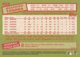 2020 Topps #85TB-28 Masahiro Tanaka 1985 Topps Baseball 35th Anniversary