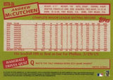 2020 Topps #85TB-36 Andrew McCutchen 1985 Topps Baseball 35th Anniversary