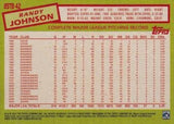 2020 Topps #85TB-42 Randy Johnson 1985 Topps Baseball 35th Anniversary